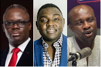 L-R: Samson Lardy, Kevin Taylor and Bernard Bediako Baidoo