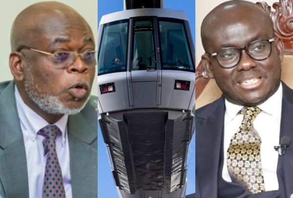 James Klutse Avedzi (L) and Godfred Dame (R)