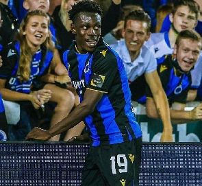 Ghanaian forward Kamal Sowah booed by Club Brugge fans in