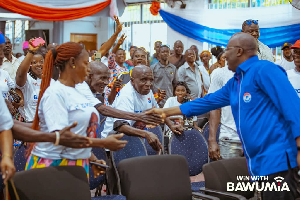Dr Bawumia interacting with NPP members in the Bono Region Dr Bawumia interacting with NPP members in the Bono Region