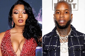 Rapper Tory Lanez and im fellow hip-hop star Megan Thee Stallion