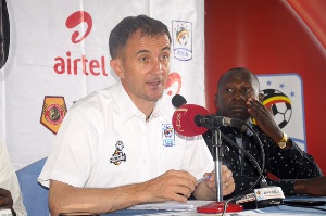 Head coach of the Uganda national team Milutin 
