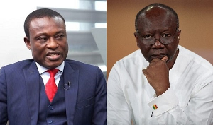 Special Prosecutor, Kissi Agyebeng (Left) and former finance minister, Ken Ofori-Atta (Right)