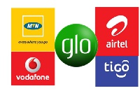 Logos of Telcos currently opearting in Ghana