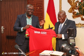 GFA boss, Kurt Okraku President of Ghana, Nana Addo Dankwa Akufo-Addo