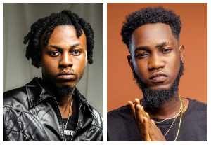 Ghanaian musicians Ypee and Kwaku Flick