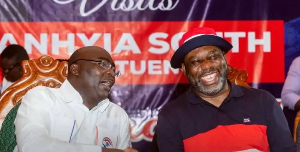 NPP Flagbearer, Dr. Mahamudu Bawumia [L] and Running mate, Dr. Matthew Opoku Prempeh