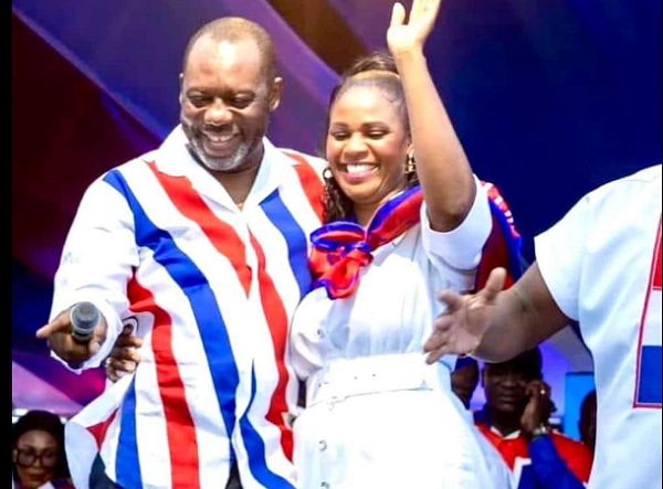 Dr. Mathew Opoku Prempeh and his wife