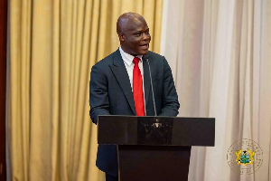 Ahmed Ibrahim is the Minister of Local Government, Chieftaincy and Religious Affairs