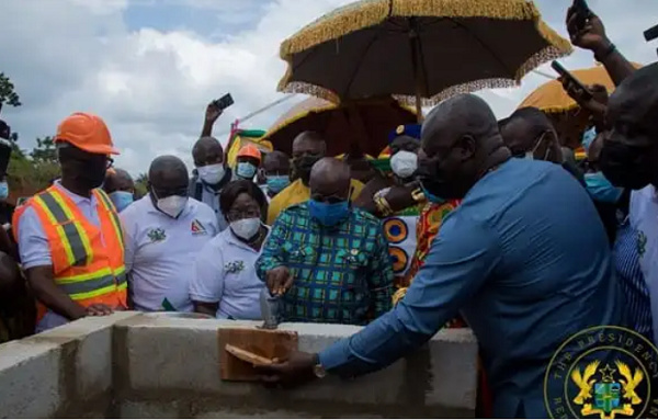 Akufo-Addo lays block in Trede for first Agenda 111 project | File photo