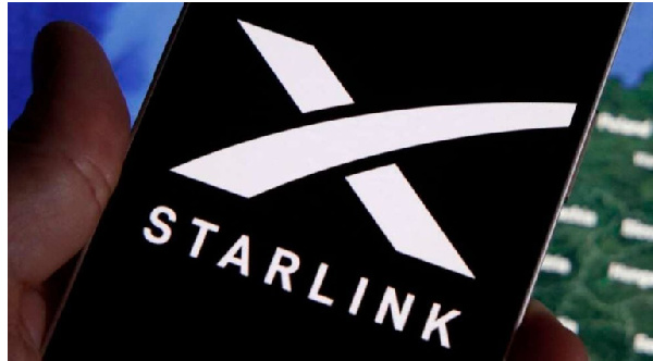 The Starlink photo is seen on a mobile device