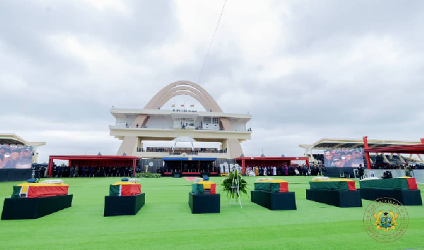 The helicopter crash killed two senior ministers and six others