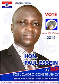 NPP parliamentary candidate for the Jomoro Constituency, Paul Essien