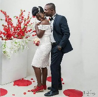 Vera Ewura Obeng and her husband