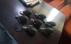 The Police found 7 grenades with the suspects