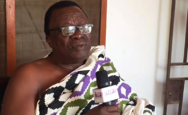 Osahene Agyeman Sabi, the Krontrihene (sub-chief) of the Berekum Traditional Council