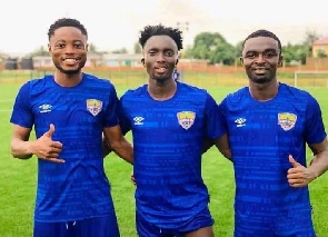 From L-R: Raphael Amponsah, Evans Adomako and Martin Karikari.