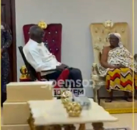 Former President John Agyekum Kufuor and Asantehemaa Nana Yaa Akyaa II