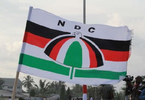 File photo of National Democratic Congress flag