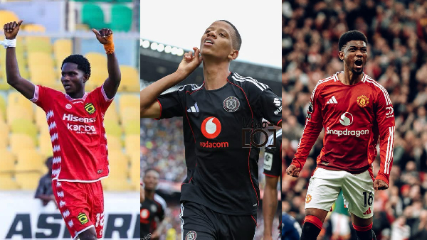 Gyau (L), Dansin (M) and Diallo (R) scored spectacular goals this weekend