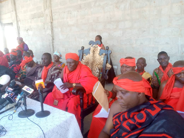 Axim Chiefs at a press conference