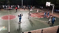 Coldstore team (blue) playing with Heat team in Game One