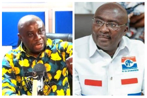 Oheneba Nana Asiedu [L] and Dr Bawumia