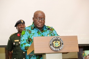 President Akufo-Addo delivering his keynote address