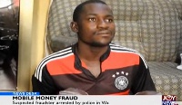 The 32-year old man arrested for mobile money fraud