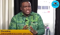 Sam George spoke on Legal Agenda on GhanaWeb TV
