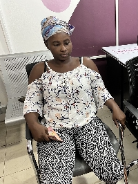 Georgina Lutterodt is a breast cancer patient