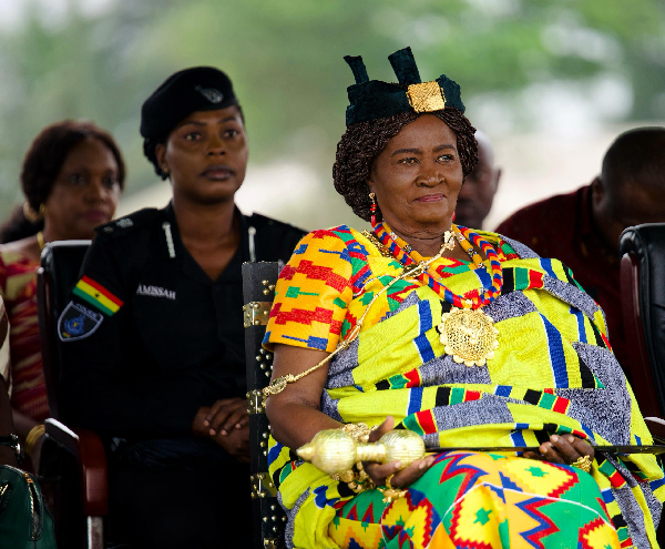 Professor Naana Jane enstooled as Owoabrempong Kru-Kow I at Komenda Nyeyi Festival