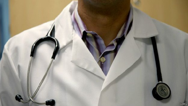 The doctor was treated in a nurse's office - File photo