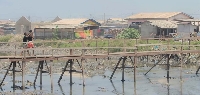 A photo of the Chorkor township in Accra