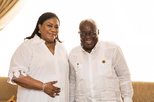 President Nana Addo Dankwa Akufo-Addo and his wife, Rebecca Akufo-Addo