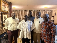 Bawumia and his team in a photo with Kennedy Agyapong