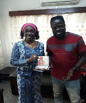 Ofori Amponsah (L) and Former First Lady (R)