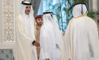 Qatar's emir receives condolences after father's death