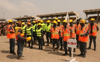 Some NADMO staff undergoing training