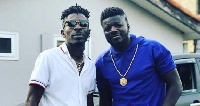Shatta Wale with Pope Skinny