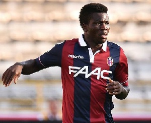 Godfred Donsah played a big role in Bologna's win