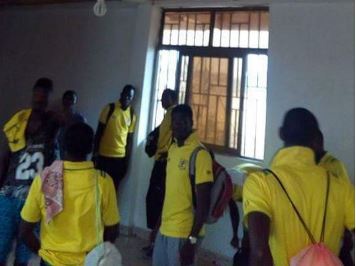 Bemused Ashgold players