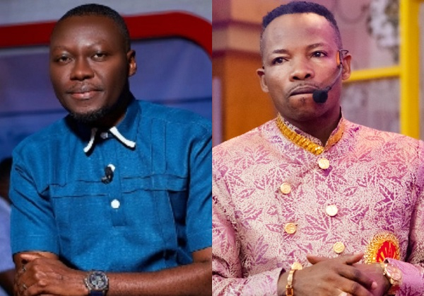 Arnold (left) blasts Salifu Amoako (right) over the accident comment