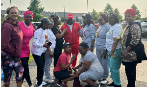 The goal of the engagement was to connect with Ghanaians in the diaspora