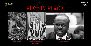 A photo of Dr Samuel Sarpong, Dr Ibrahim Murtala Mohammed and Dr. Samuel Sarpong