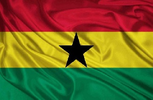 The Ghana flag