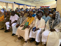 Some leaders of the Zongo community who met Dr. Mahamudu Bawumia