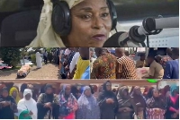 Auntie Muni (top) and scenes from the Cantonments Police Mosque