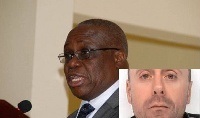 The Governor of the Bank of Ghana Henry Wampah;David McDermott (inset)