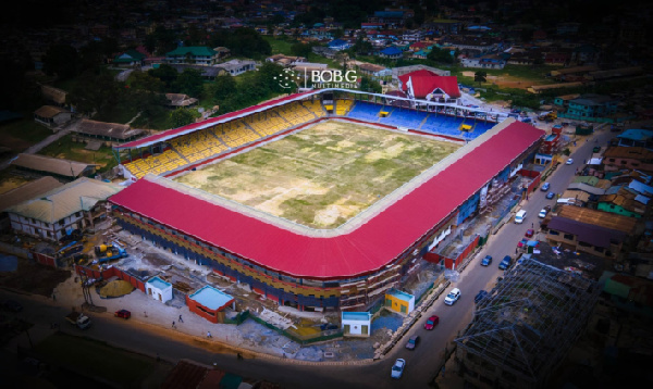 The mining company is taking charge of the construction of this stadium